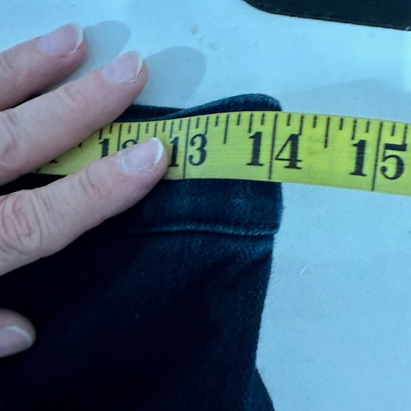 Spanx Jean-ish Ankle Twilight Rinse Leggings Size M Elastic Waist Pull On - Picture 9 of 10